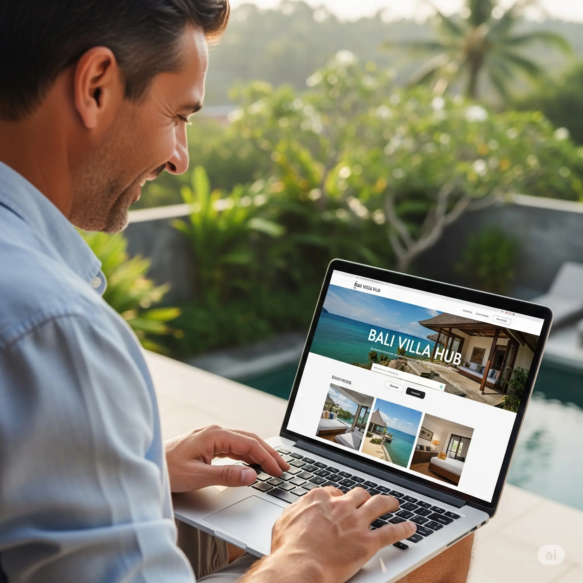 Happy person who found their perfect property